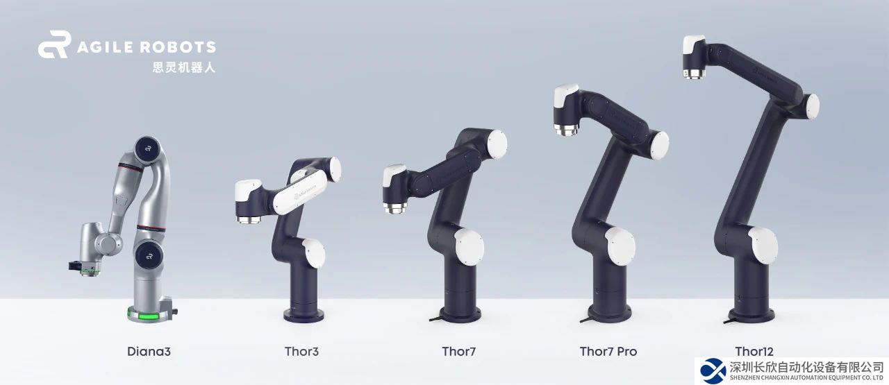 思灵机器人发布 关节力控Diana3及面向紧凑空间Thor系列新品